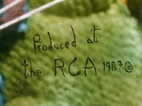 Still from a 1987 RCA graduation film