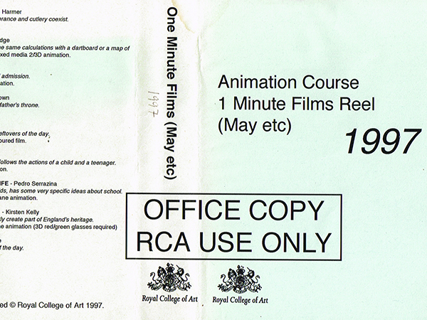 Still from a 1997 RCA graduation film