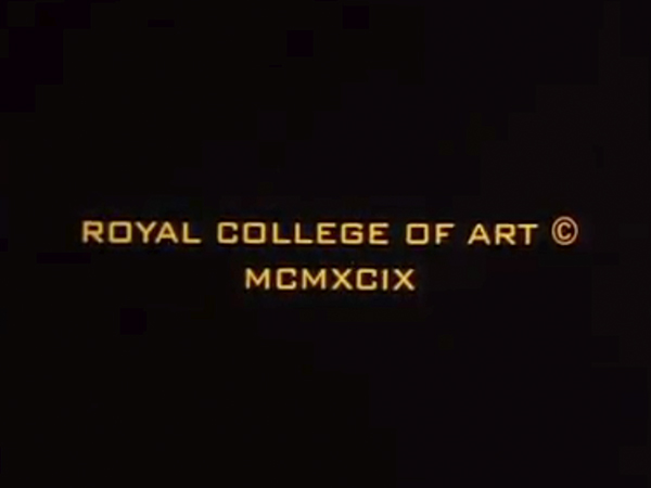 Still from a 1999 RCA graduation film
